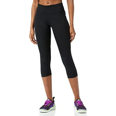 Image of Nike Performance FAST Leggings, Women&#039;s, Size: XS, Black/silver