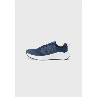 Image of Under Armour Men&#039;s Ua Charged Commit Tr 4 Sneaker, Washed Navy Distant Gray Black, 7 UK
