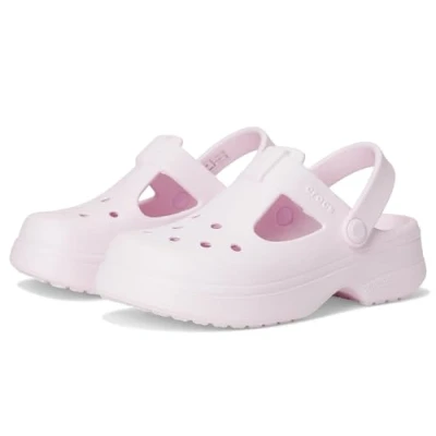 Image of Crocs Classic MARY JANE Unisex Pool slides for kids, Size: C11, Daylily shoes
