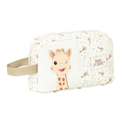 Image of SOPHIE LA GIRAFE HONEY Thermal Breakfast Holder, Thermo, Pencil Case, Quality and Maximum Resistance, Food Recreation, 21.5 x 6.5 12 cm, Light Beige, Estándar, Casual