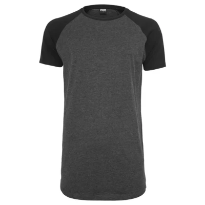 Image of Urban Classics Herren Print Tshirt, Men&#039;s, Size: Large, Grey/black
