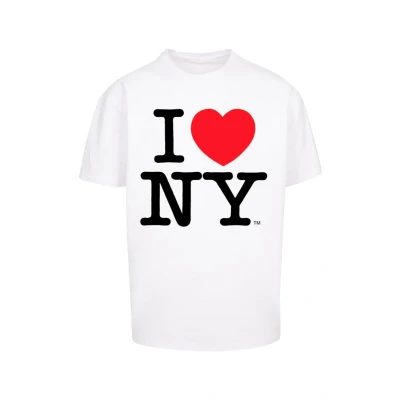 Image of Merchcode I LOVE NY Oversize Print Tshirt, Men&#039;s, Size: Large, White