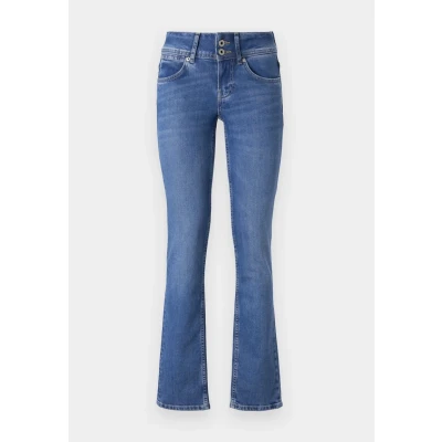 Image of Pepe Jeans SLIM Venus Bootcut jeans, Women&#039;s, Size: 27x30, Blue denim