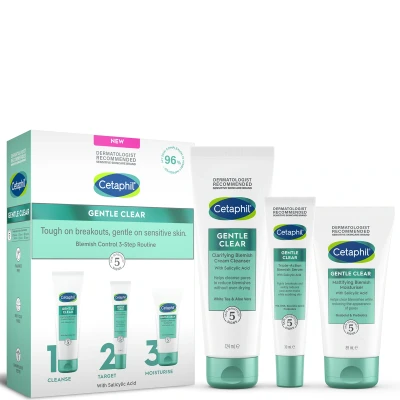 Image of Cetaphil Gentle Clear Blemish Control 3 Step Routine Kit (Worth £46.50)