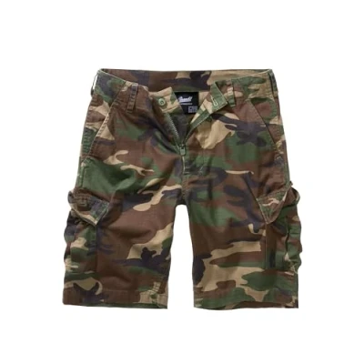 Image of Brandit Kids BDU Ripstop Shorts, Woodland, Size: M 134, Dark camo, 134 140