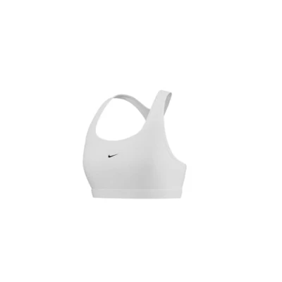 Image of Nike Performance Medium support sports bra, Women&#039;s, Size: XXS, White/black
