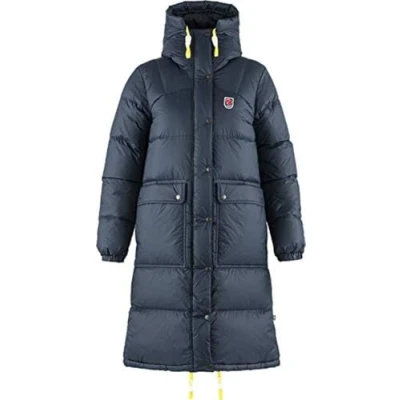 Image of Fjällräven Expedition LONG Down Parka coat, Women&#039;s, Size: Medium, Blau