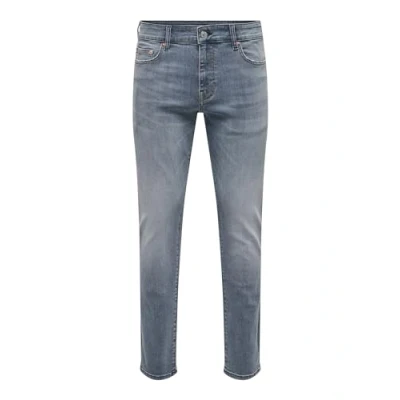 Image of Only &amp; Sons Men&#039;s Pants, Dark Denim Blue, 32W / 30L