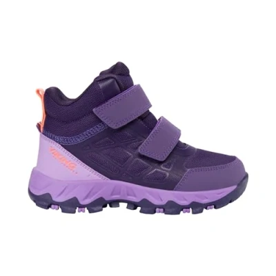Image of Viking Track Mid WP 2V Walking Shoes, Aubergine/Lilac, 0 UK, Aubergine Lilac, UK