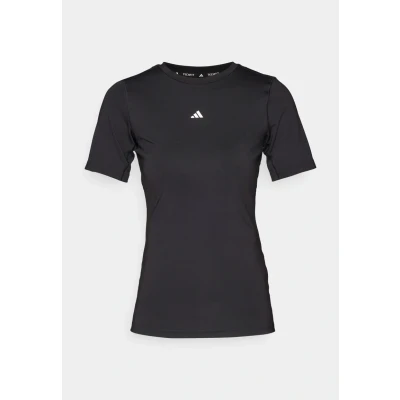 Image of adidas Performance Techfit Trainings TEE Sports Tshirt, Women&#039;s, Size: XXS, Black
