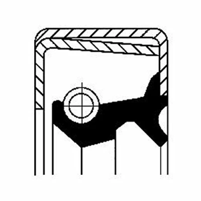 Image of Shaft Seal, differential CORTECO 12011413B