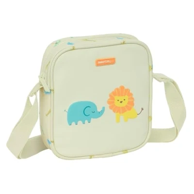 Image of Safta PREESCOLAR SELVA Small Messenger Bag, Children&#039;s Ideal for Children from 5 to 14 Years, Comfortable and Versatile, Quality Resistance, 16 x 4 18 cm, Off White,