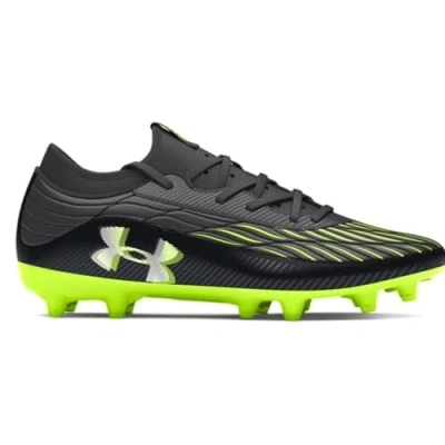 Image of Under Armour Magnetico Select 4 FG Moulded stud football boots, Men&#039;s, Size: 8, Black/anthracite/white Synthetics/textile