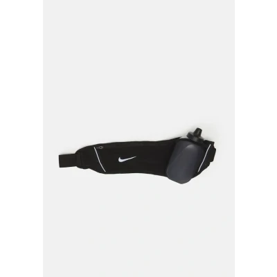 Image of Nike Performance FLEX Stride Bottle BELT 354ML Unisex Bum bag, Size: One Size, Black/black/silver