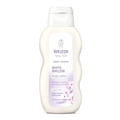 Image of Weleda Baby Derma White Mallow Body Lotion 200ml