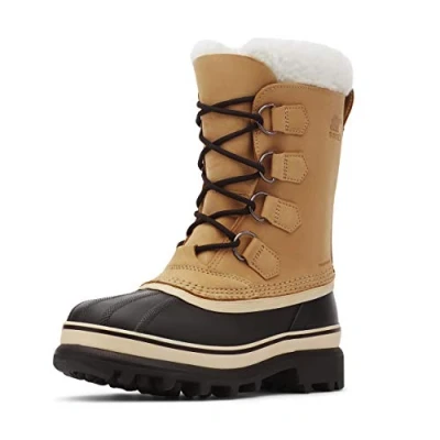 Image of Sorel Caribou Winter boots, Women&#039;s, Size: 3, Buff Leather/synthetics