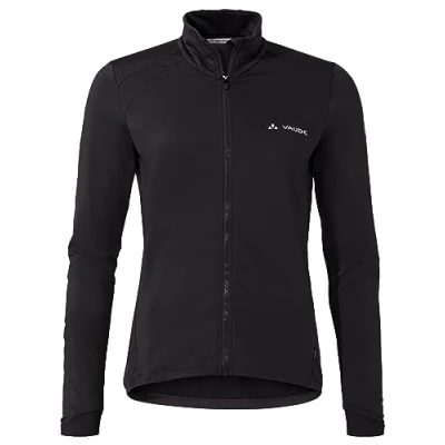 Image of Vaude Posta LS Tricot Cycling Jersey, Women&#039;s, Size: 16, Black