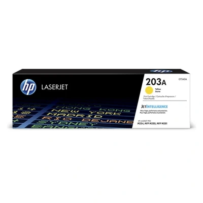 Image of HP CF542A 203A Original LaserJet Toner Cartridge, Yellow, Single Pack
