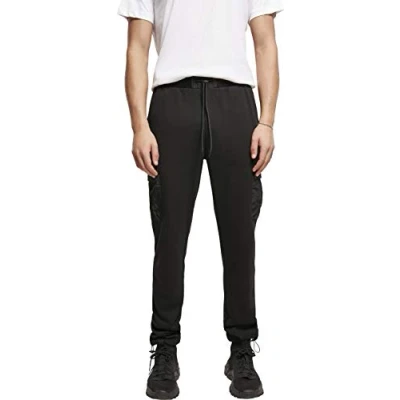 Image of Urban Classics Commuter Sweatpants Tracksuit bottoms, Men&#039;s, Size: Large, Black