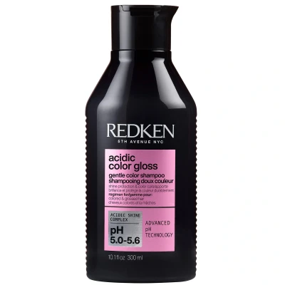 Image of Redken Acidic Color Gloss Shampoo, Sulphate Free For a Gentle Cleanse, Glass Like Shine, Coloured Treated Hair 300ml