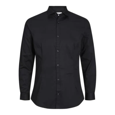 Image of Jack &amp; Jones PLUS SIZE Loose FIT Shirt, Men&#039;s, Size: XL, Black