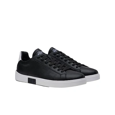 Image of Replay Polys Studio Trainers, Men&#039;s, Size: 8, Black Leather