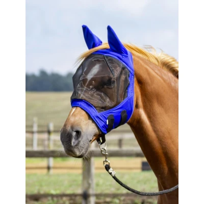 Image of Busse Fly Mask Buckler Gap Royal Blue