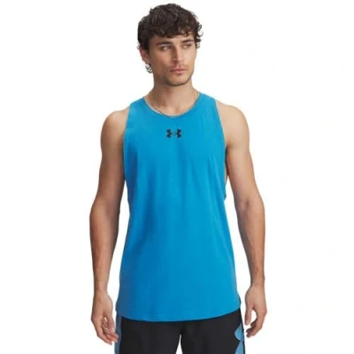 Image of Under Armour ZONE TANK Top, Men&#039;s, Size: Large, Ether blue/black