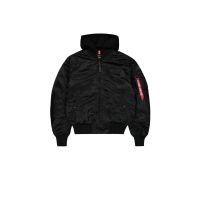 Image of Alpha Industries Unisex Bomber Jacket, Size: XS, Black/white