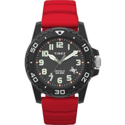 Image of Timex Legacy DAY DATE Unisex Watch, Size: One Size, Grey/silvercoloured