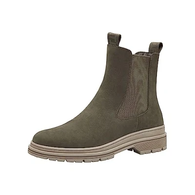 Image of Tamaris Women&#039;s Damen 1 25436 41 Ankle Boot, Olive, 5.5 UK