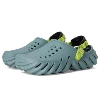 Image of Crocs ECHO Unisex Clogs, Size: M8/W9, Pond Synthetics