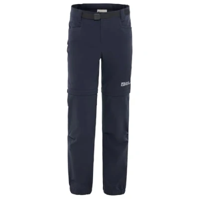 Image of Jack Wolfskin Active ZIP OFF Pants Unisex Outdoor trousers for kids, Size: 7 8y, Night blue