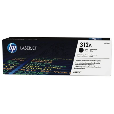 Image of HP CF380A 312A Original LaserJet Toner Cartridge, Black, Single Pack