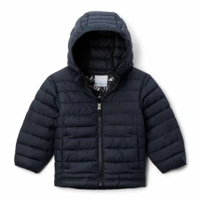 Image of Columbia Powder LITE II Hooded Unisex Winter jacket for kids, Size: 4/5y, Black