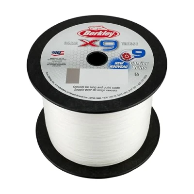 Image of Berkley x9 Braided line Crystal 2000m 0.10mm (9kg) fishing