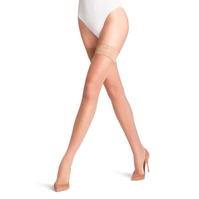Image of FALKE Women&#039;s Stay Ups, Skin colour (Sun 4299), M