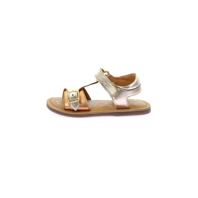 Image of Kickers Baby shoes for kids, Size: 7K, Beige Leather