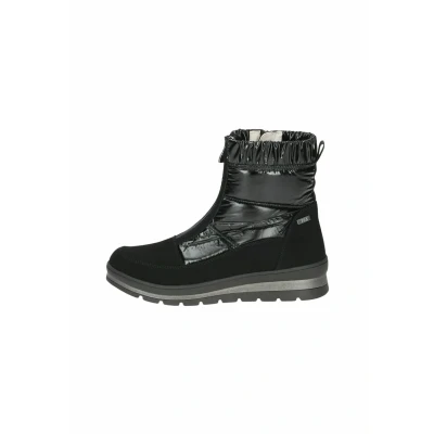 Image of CAPRICE Damen Winterstiefel ohne Absatz Vegan Wasserabweisend, Schwarz (Black Comb), 40 EU