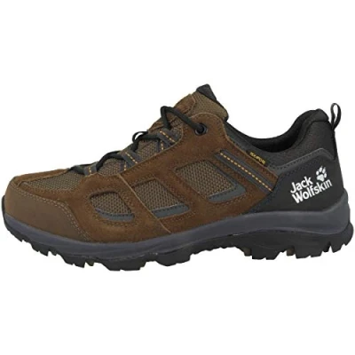 Image of Jack Wolfskin VOJO 3 Texapore LOW Hiking shoes, Men&#039;s, Size: 11, Brown/phantom Leather and textile
