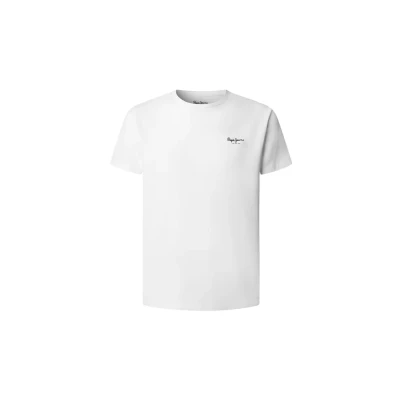 Image of Pepe Jeans Original Basic Tshirt, Men&#039;s, Size: Large, White