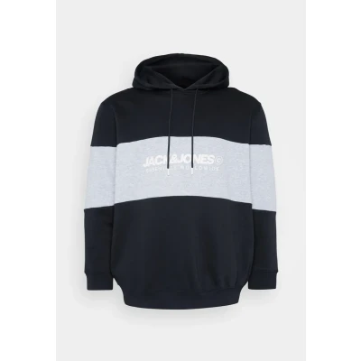 Image of Jack &amp; Jones Jjelegacy Blocking HOOD Hoodie, Men&#039;s, Size: XL, Black