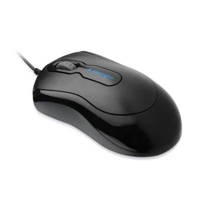 Image of Kensington Wired USB 3.0 Mouse in a Box Optical Desktop Mouse, Ambidextrous Design with Scroll Wheel Computer Black (K72356EU)