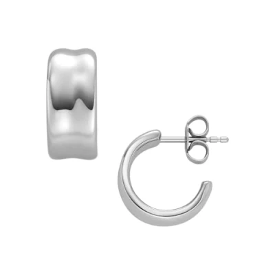 Image of Skagen ANJA Pebble Earrings silvertone, Women&#039;s, Size: One Size, Silver tone