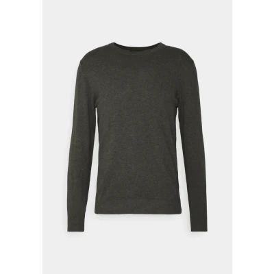 Image of Jack &amp; Jones Jjeemil CREW NECK NOOS Jumper, Men&#039;s, Size: Large, Dark grey melange