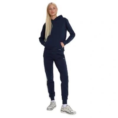 Image of Carlheim Women&#039;s Everyday Comfort Jette Hoodie Hooded Sweatshirt, Navy, L