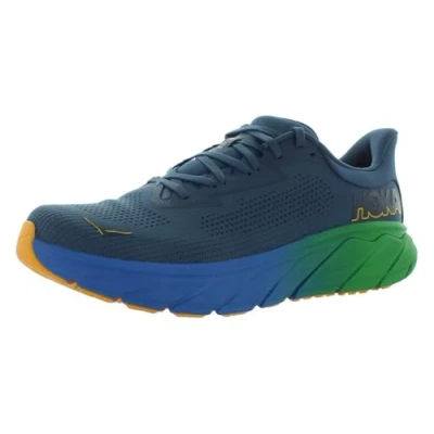 Image of HOKA Arahi Road running shoes, Men&#039;s, Size: 11, Grey/dark blue Textile/synthetics