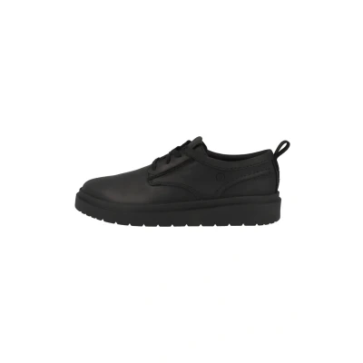 Image of Clarks Men&#039;s Polden Lace Derby, Black Leather, 6.5 UK