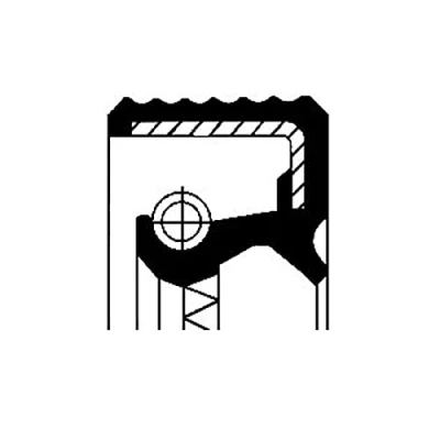 Image of Shaft Seal, differential CORTECO 01020680B