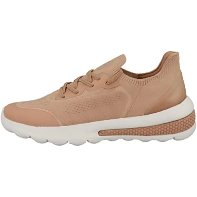 Image of Geox D Spherica Actif Trainers, Women&#039;s, Size: 7, Peach Textile/synthetics
